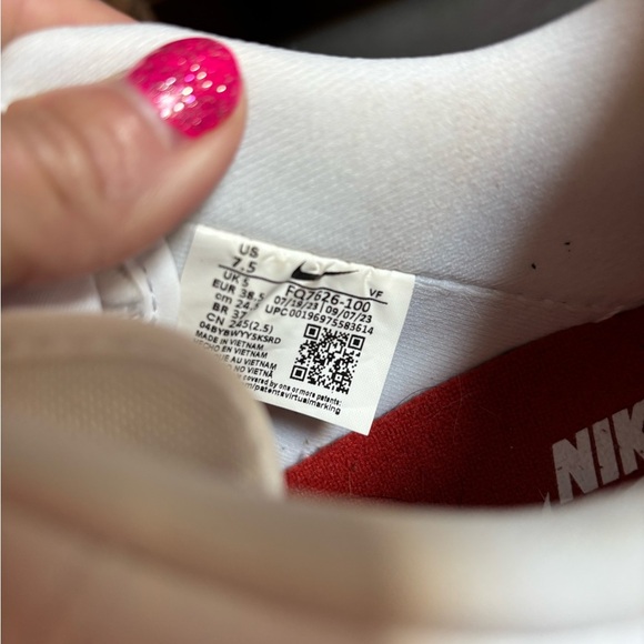 Nike W Air Force 1 Low Adobe Dragon Red sz 7.5 M - Picture 8 of 8